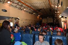 
The Expedition Crew Served Food And Drinks On The Air Almaty Ilyushin Airplane On The Flight From Punta Arenas To Union Glacier In Antarctica
